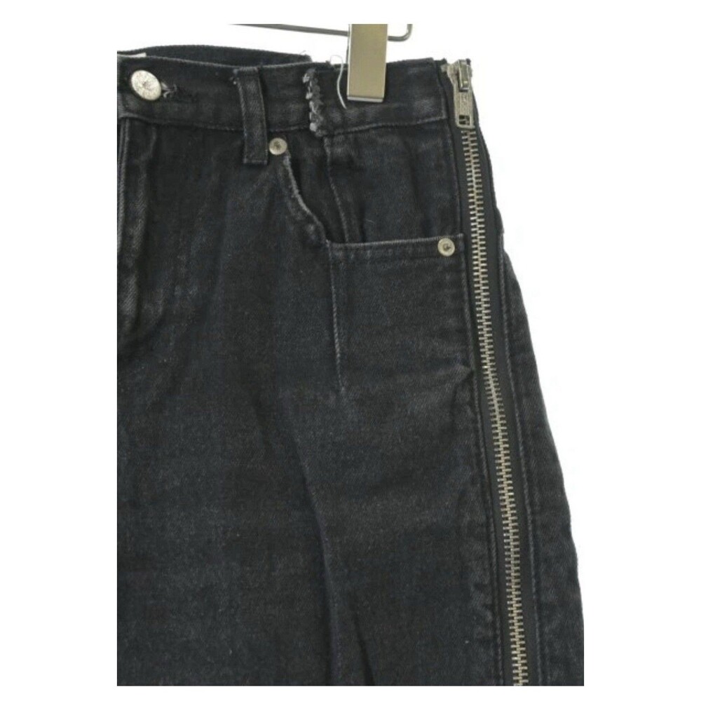 $395 3.1 Phillip Lim Women's Black High-Rise Zip Detail Jeans Pants Sz 0 (XS /S) - Picture 7 of 14